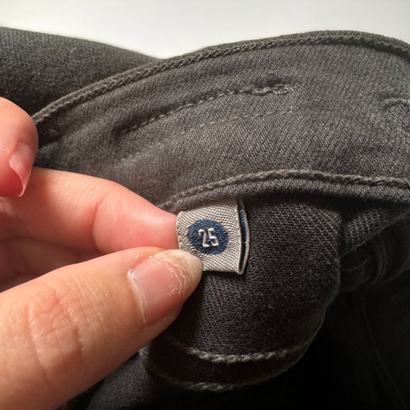 Citizens of Humanity High Waisted Avedon Skinny Stretch Jean in Dark Gray - Picture 7 of 8